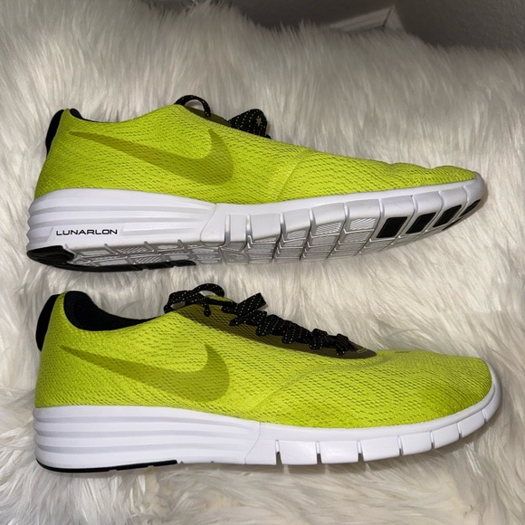 Nike Paul Rodriguez Renew Skate Neon Yellow Shoes men’s size 12 - Picture 3 of 10